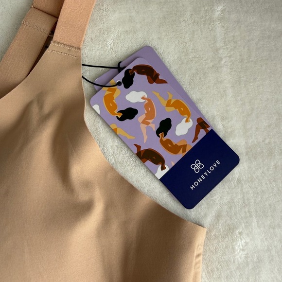 Honeylove Bra Camisole Shapewear Nude‎ 2X Built-In Support Tank NWT - Picture 2 of 13